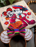 Mouse dia de los Muertos Cream Sweatshirt