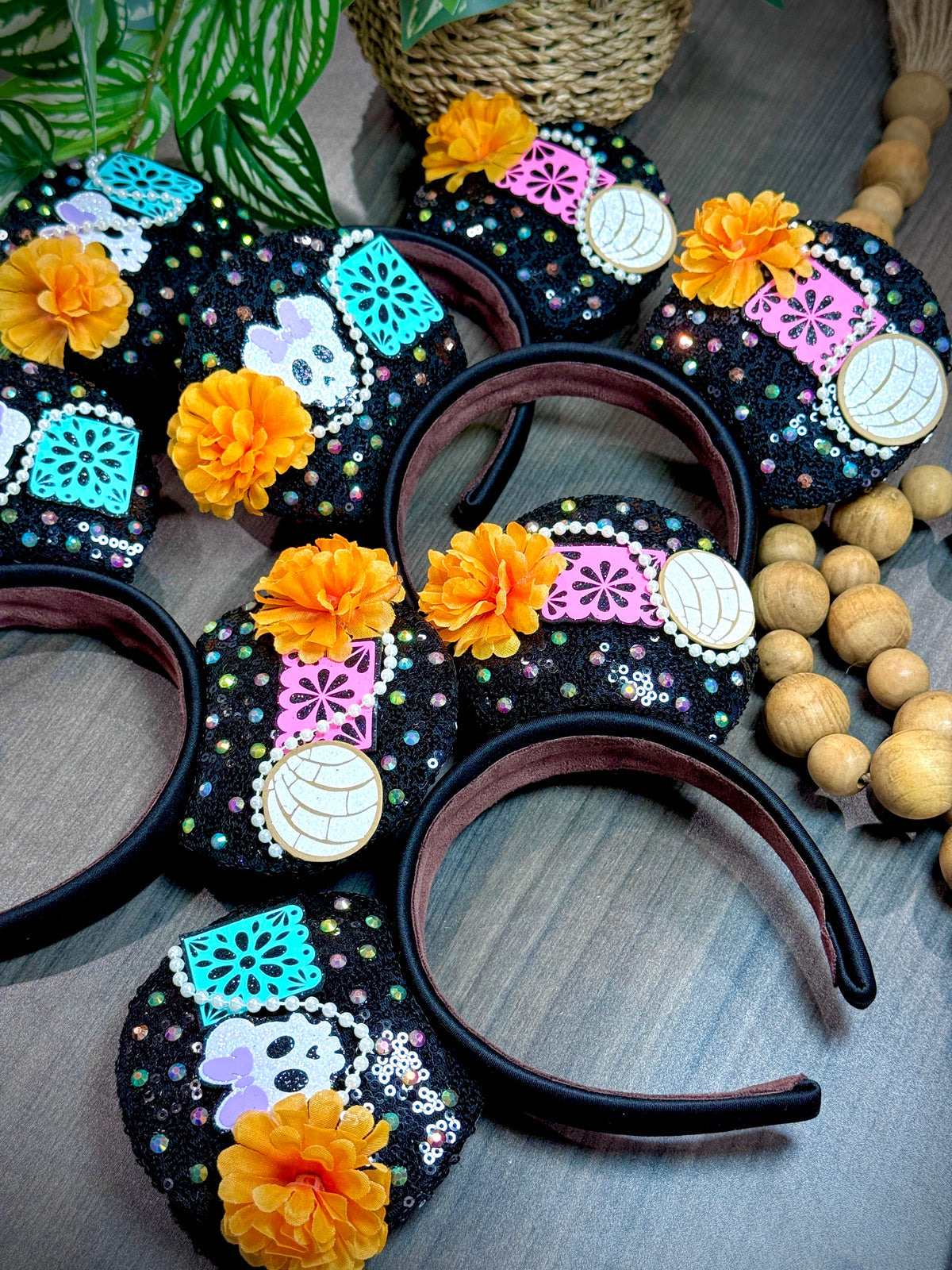 Dia de los Muertos Ears