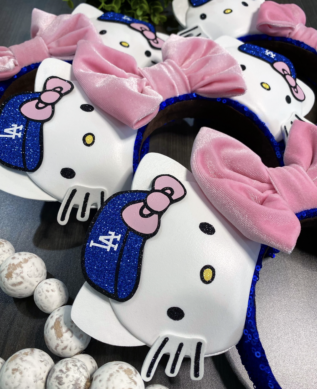 LA Kitty Pink Bow Ears