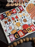 Spooky Season Fantasmas Cream Shirt