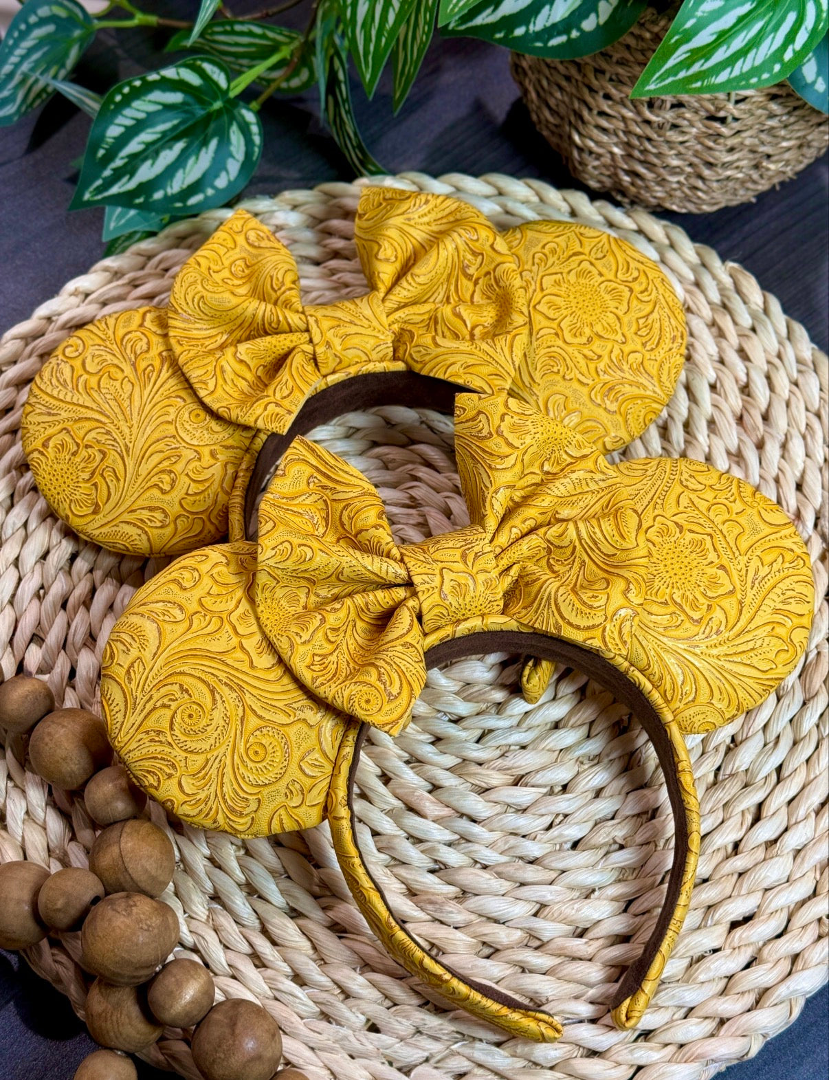 Yellow Leather Ears