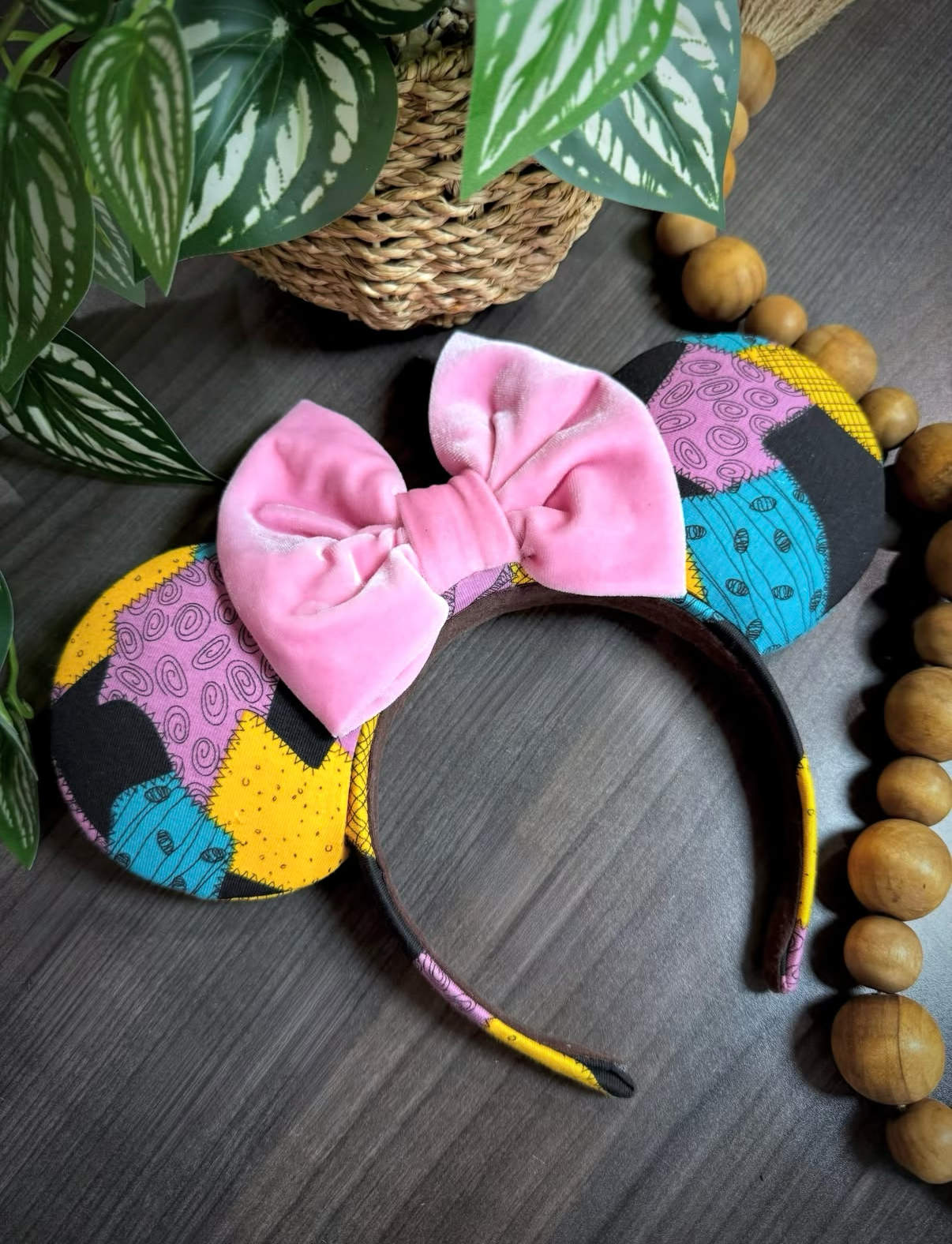 Sally Pink Bow Ears